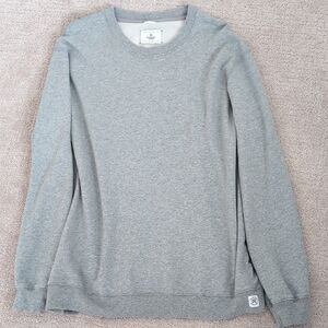 Reigning Champ Lightweight Terry Classic Crewneck Vault Vintage Heather Gray XL